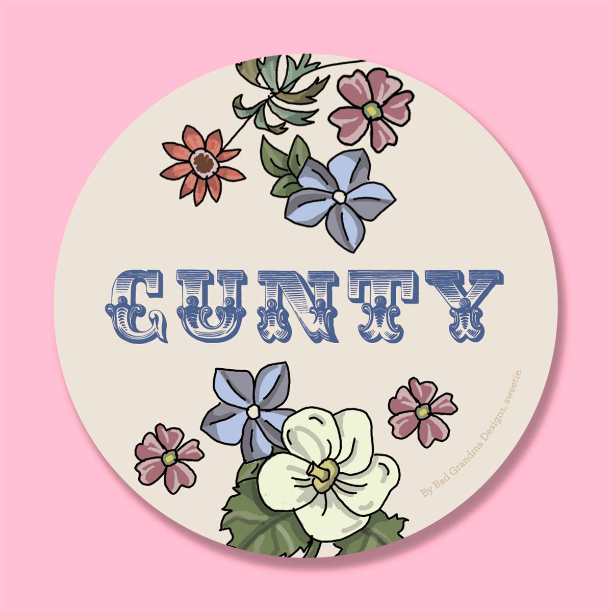 CUNTY - Vinyl Sticker
