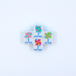 Crystal Prism Pink | Mahjong with Bold Angles and Vibrant Vibes | 1.25" x 0.9" x 0.7"