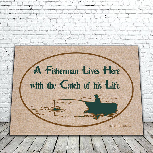 Fisherman and the Catch of His Life Mat