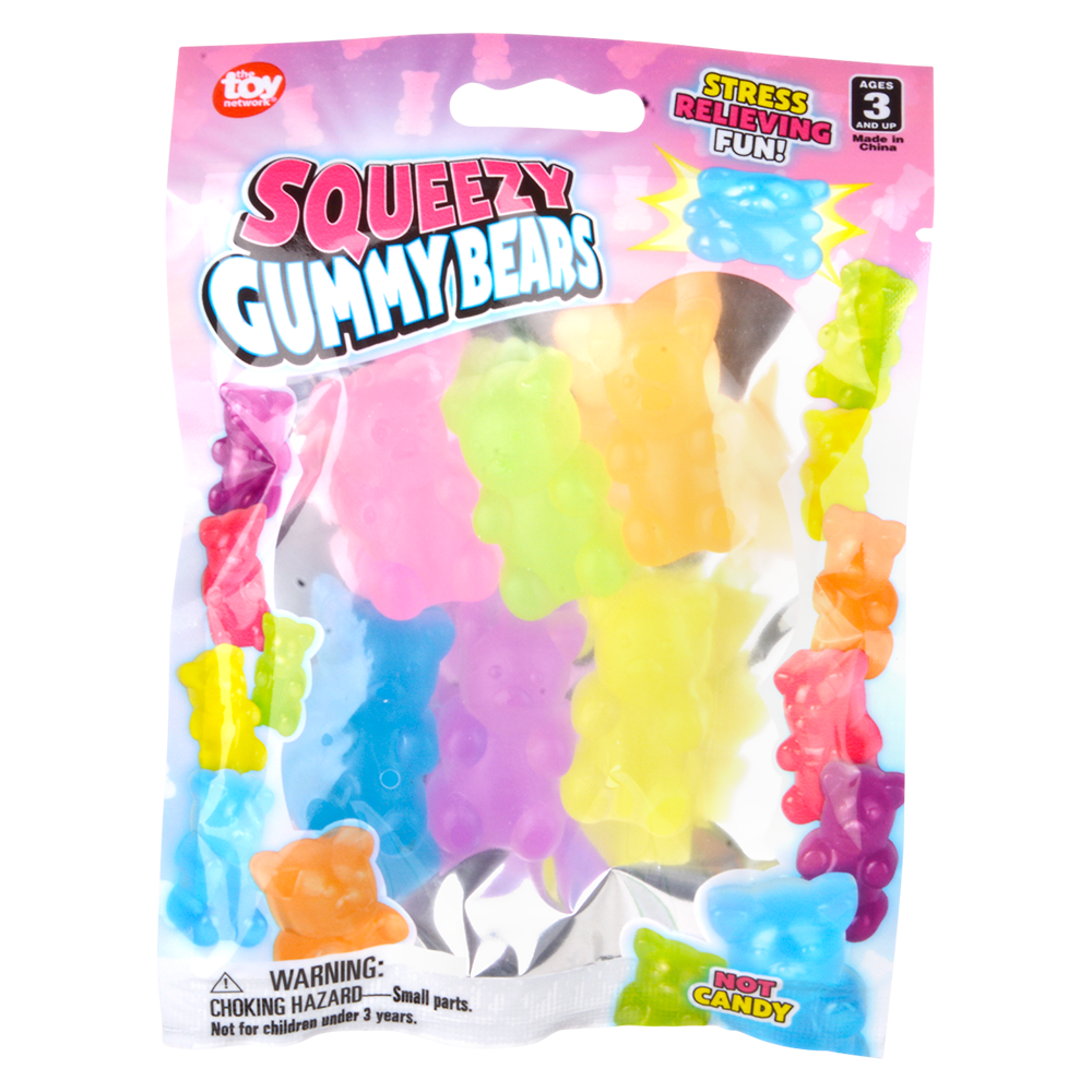 (T) 1.5" SQUEEZY YUMMY BEAR      12/DISP
