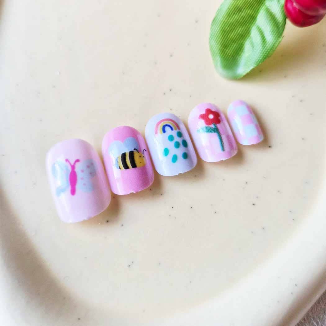 Fun Fake Artificial Kid's False Nail Tips