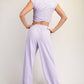 SET430037-Crossover Cotton Lycra Set