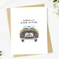 "Happily ever after" Just Married Wedding Card