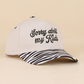 Sorry About My Kids Two Tone Snapback Hat Zenana Consgt.