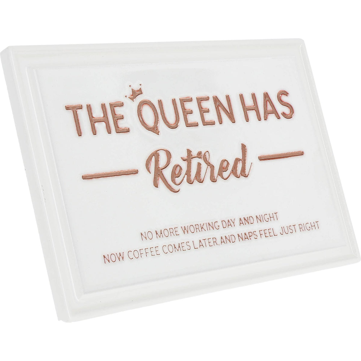 The Queen - 6" x 4" Ceramic Plaque