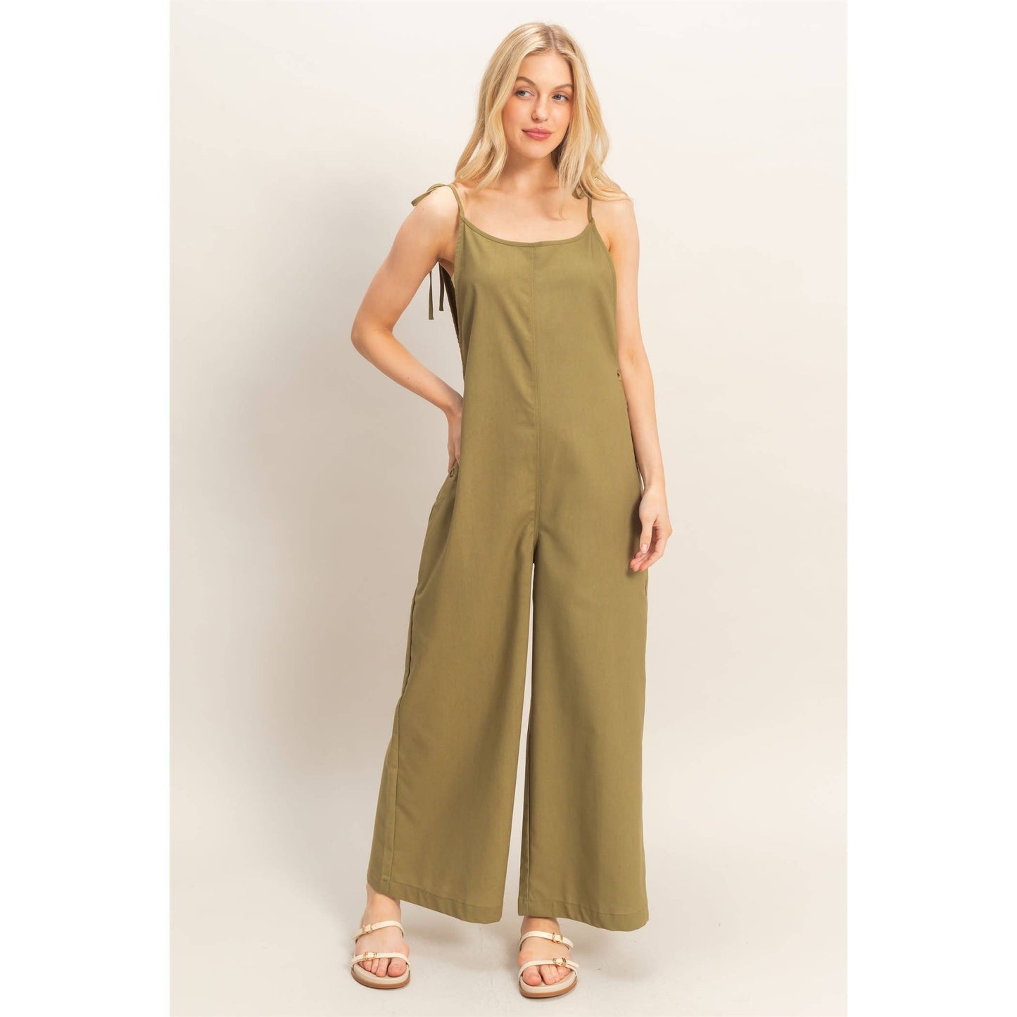 Adjustable Strap Jumpsuit