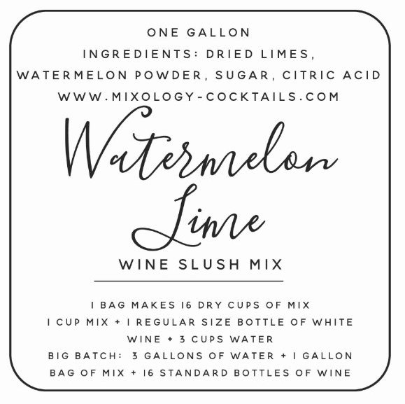 Wine & Cocktail Slush Mix GALLON Bags~ 26 flavors