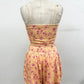 Sunlit Blossom Strapless Romper