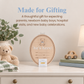 Wooden Birth Announcement Fill-In Photo Prop, He's Here