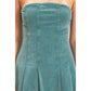 Strapless Mineral Wash Dress