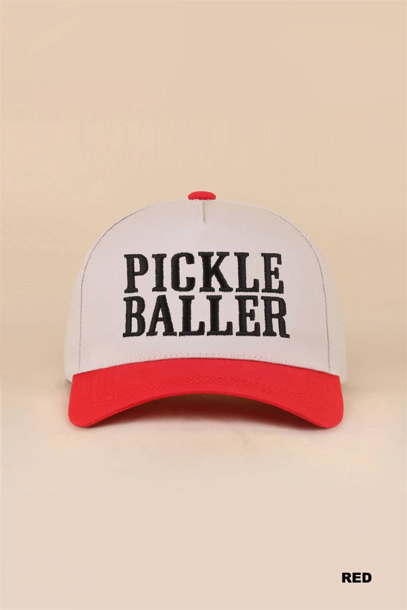 Pickle Baller Two Tone Snapback Hat