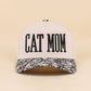 Cat Mom Two Tone Snapback Hat