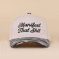 Manifest That Shit Two Tone Snapback Hat