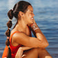 "Roxy Pink Tropics" Pink and Coral Island Vibe Hair Tie Bracelets