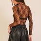 Layer Me Lace High Neck Top