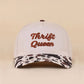 Thrift Queen Two Tone Snapback Hat