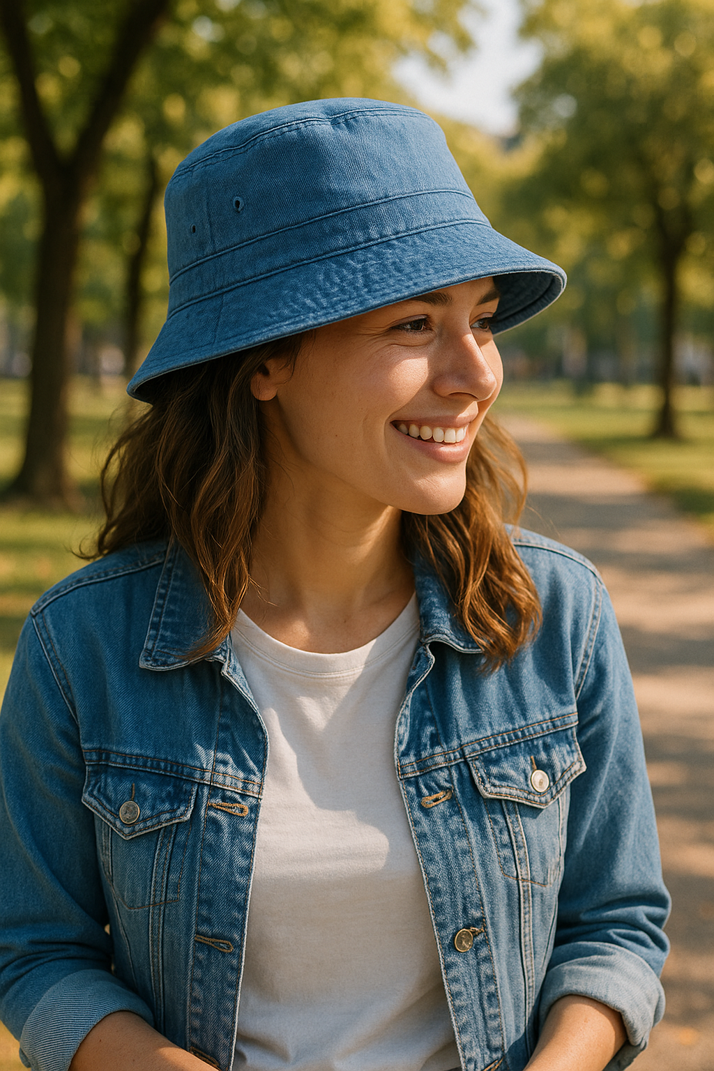Premium Cotton Bucket Hat Size Adjustable Men Women Travel
