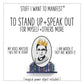 Stuff I Want To Manifest: To Stand Up + Speak Up