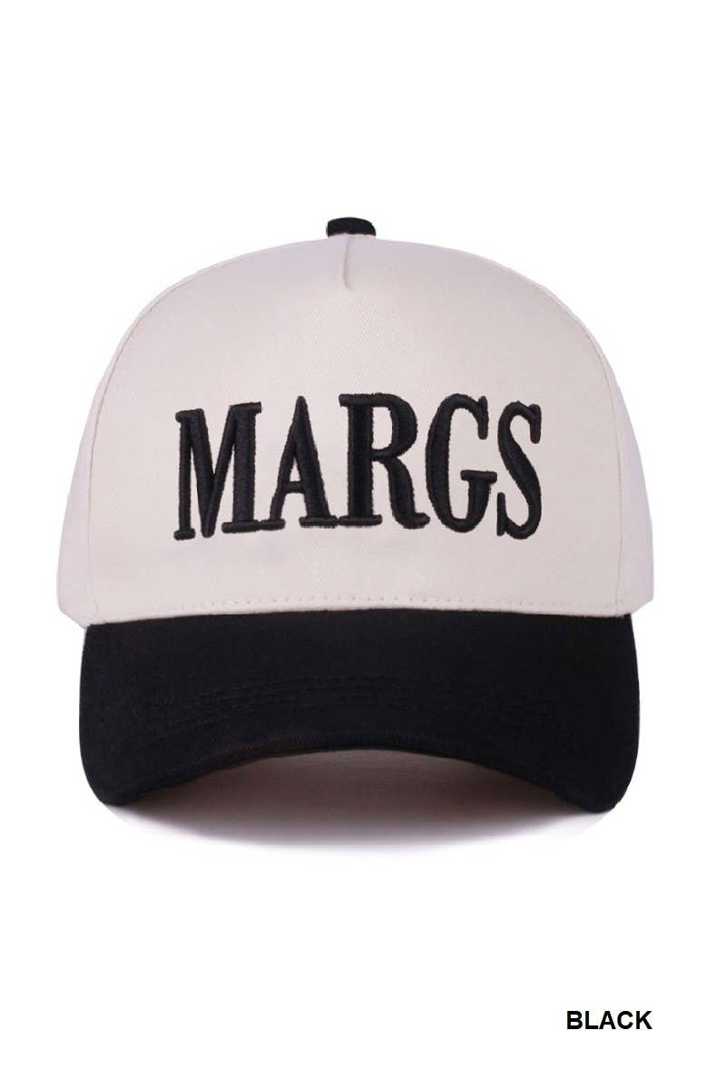 Margs Two Tone Canvas Cotton Cap