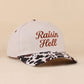 Raisin Hell Two Tone Snapback Hat Zenana Consgt.