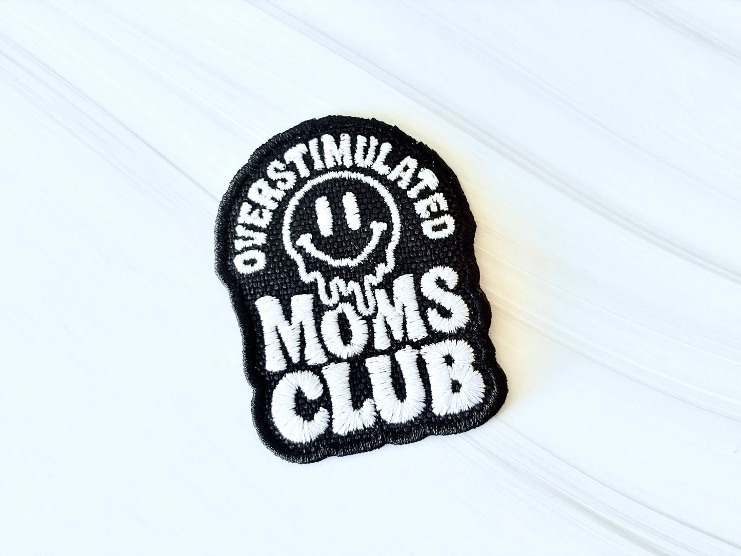 Overstimulated Mom Patch for Trucker Hats
