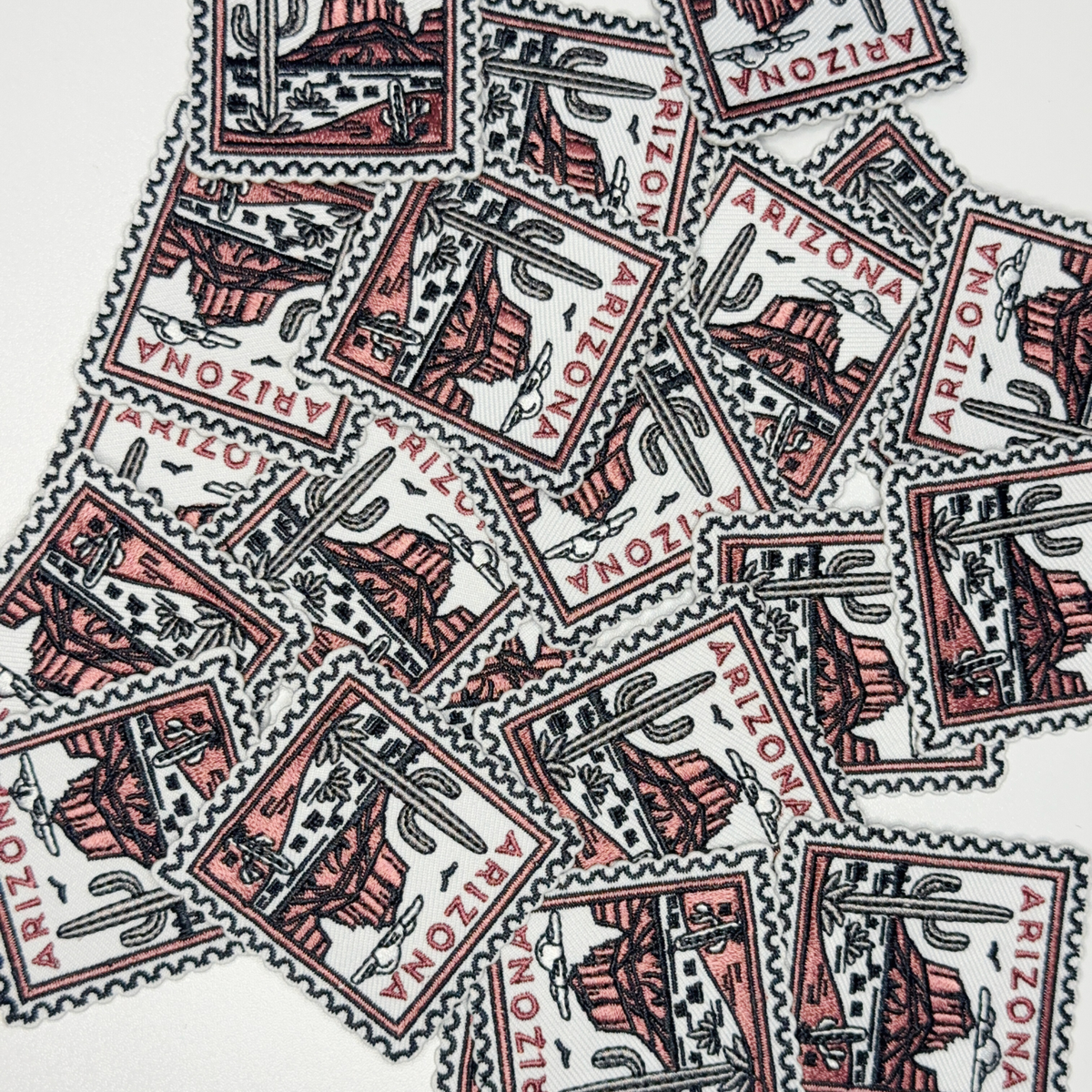 2" Arizona Stamp -  Embroidered Hat Patch