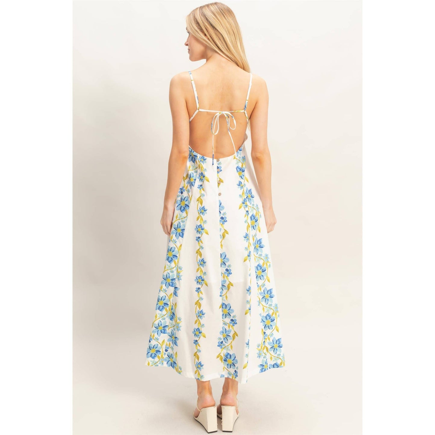 Floral V-Neck Cami Dress