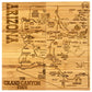 Arizona Puzzle 4-Pc. Coaster Set with Case
