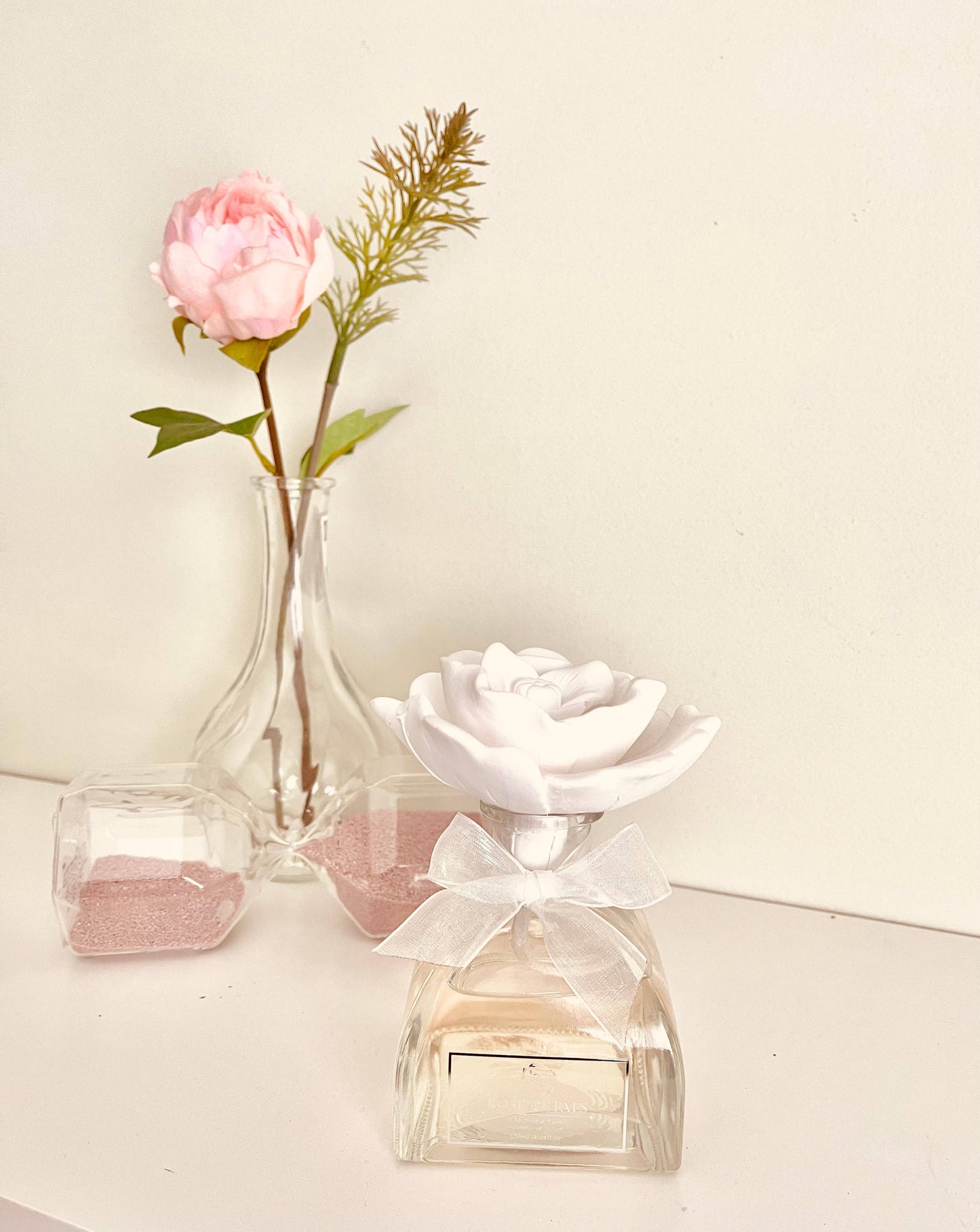 New (2025) Diffuser Sets Sunshine Ceramic set - Rose Petals