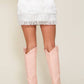 Fringe Rodeo Girl Mini Skirt