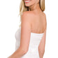 Cotton Tube Built-in Bra Top