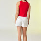 PT50333 Audrey Sleeveless Button Up Top