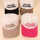 Fxck Off Respectfully Two Tone Canvas Cotton Cap Zenana Consgt.