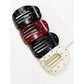 Polkadot Printed Oval Flat Hair Claw