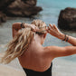 "Connect" Black & Cream with Gold Accent Hair Tie Bracelets
