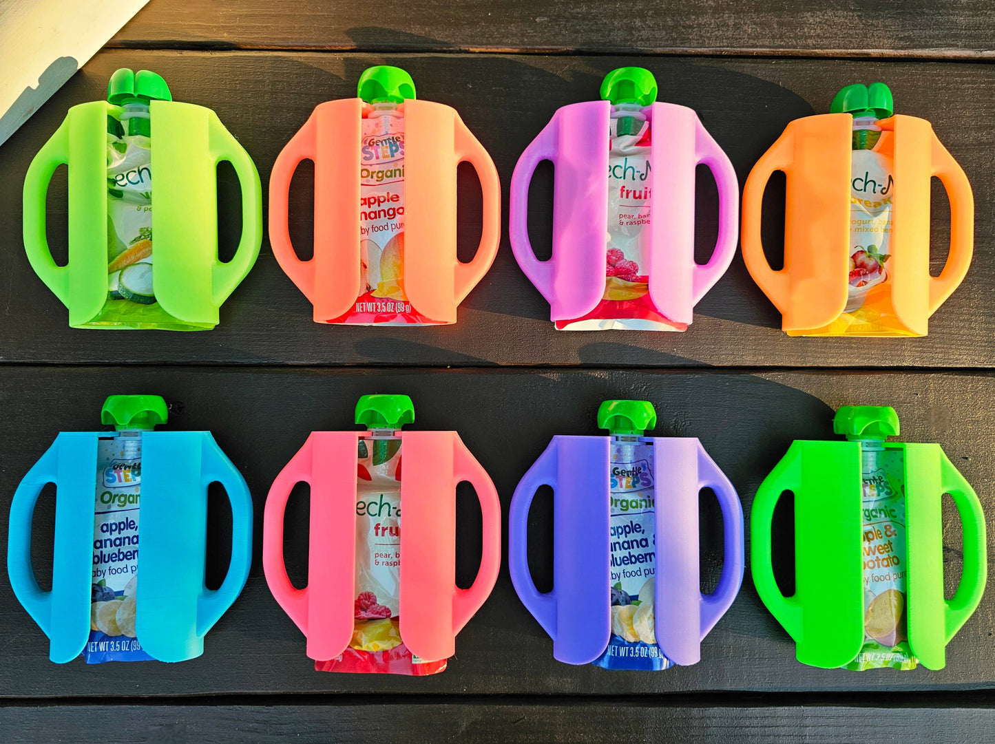 8 Colors- Squeeze Pouch Holder Baby Food