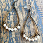 Cody Earrings White
