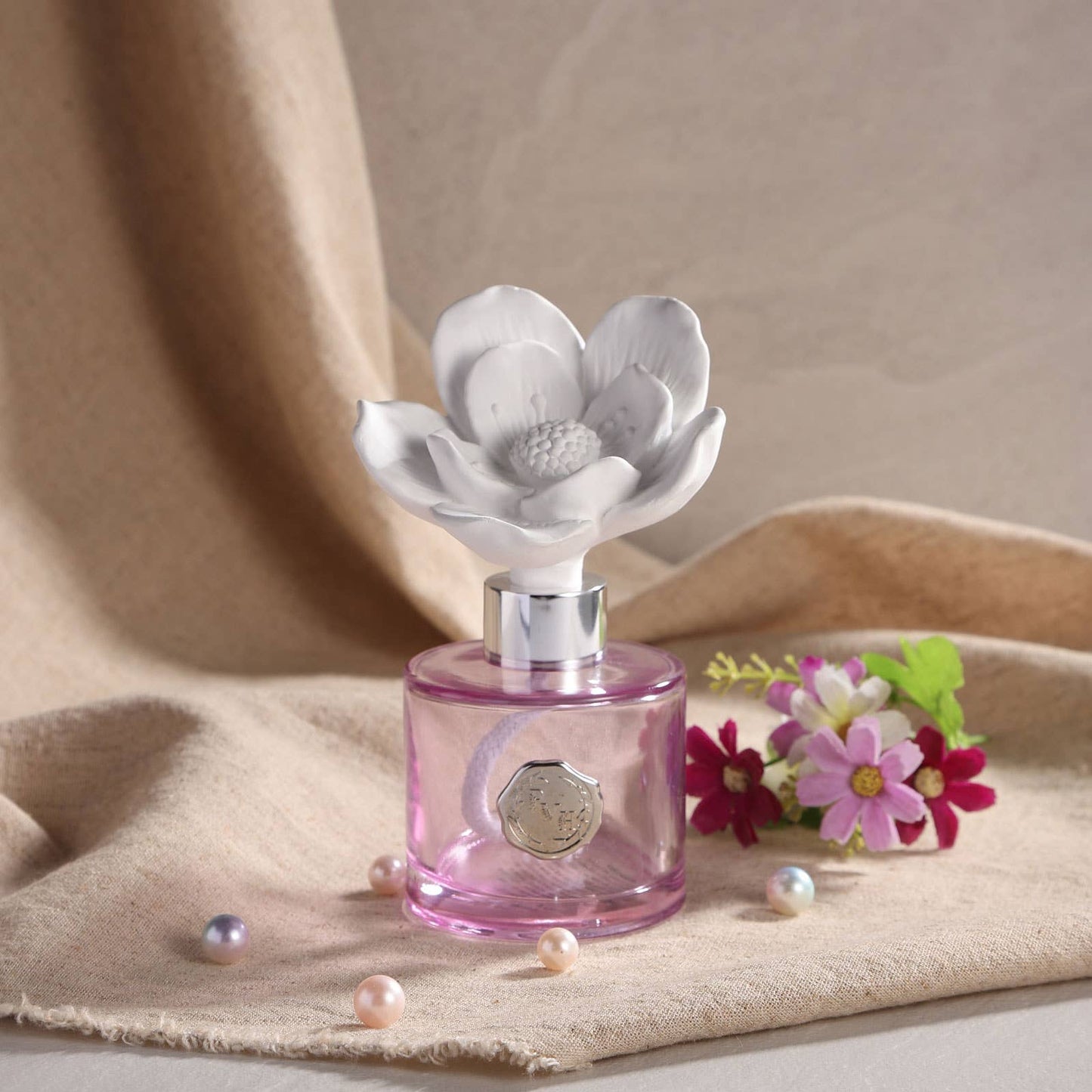 Magnolia Flower Diffuser Gift Set - Elegant Peony