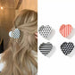 Polka Dot & Striped Heart Hair Claw Clips | 40H1053