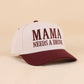 Mama Needs A Drink Two Tone Snapback Hat Zenana