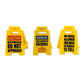 Standing 4.75" 3D Mood Caution Sign Assortment - 12/Display