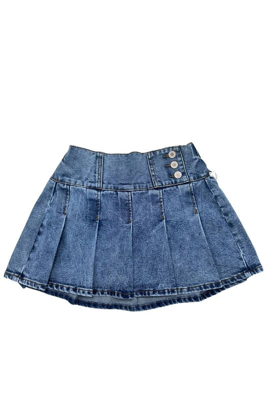 YOUTH PLEATED MINI SKORT-YC1748D