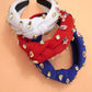 4TH OF JULY FLAG STAR RHINESTONE STUD HEADBAND | 40HB165