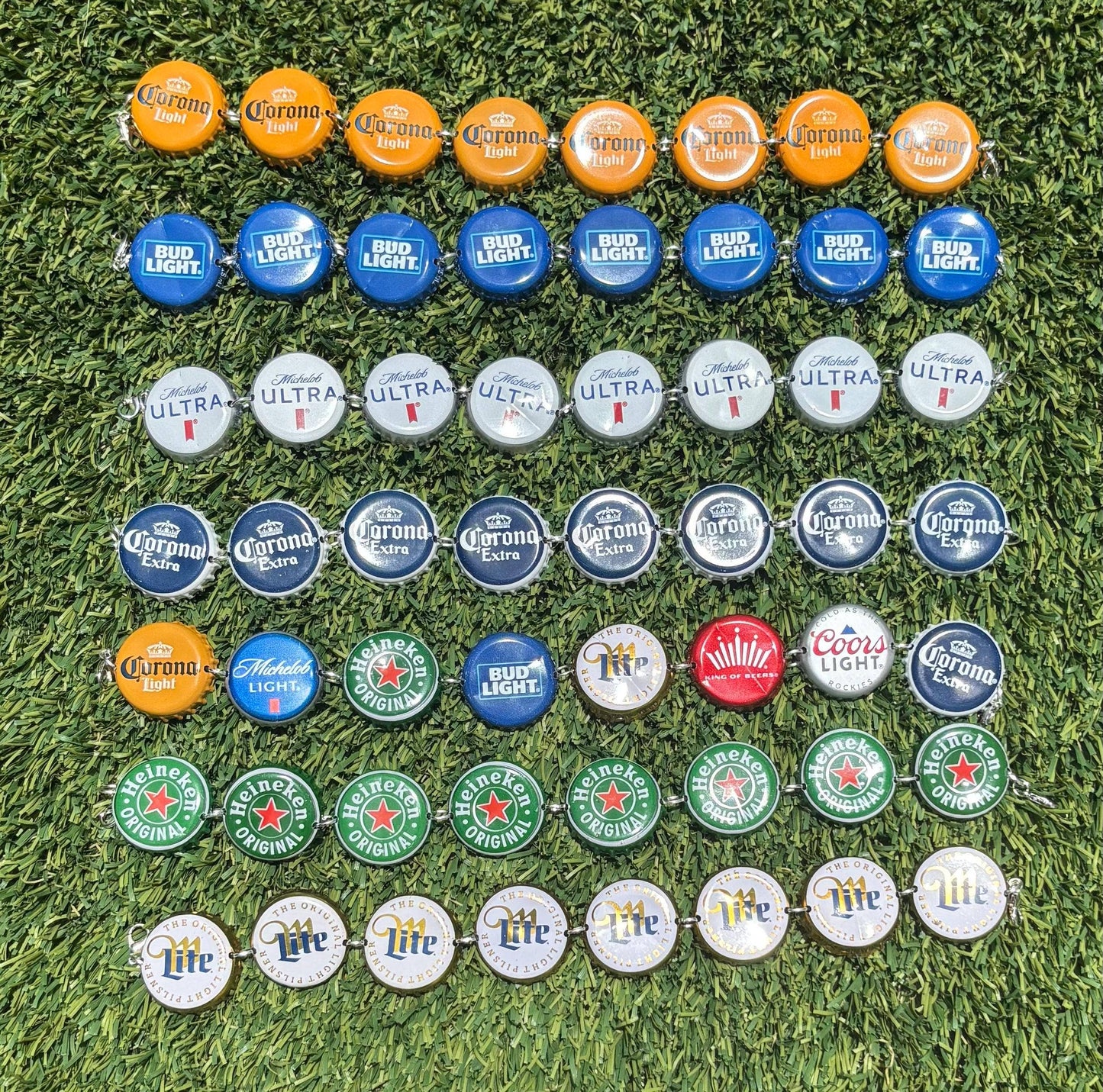 Trendy Beer Bottle Top Hat Chain