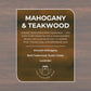 Thank you Gift Candle / Mahogany & Teakwood