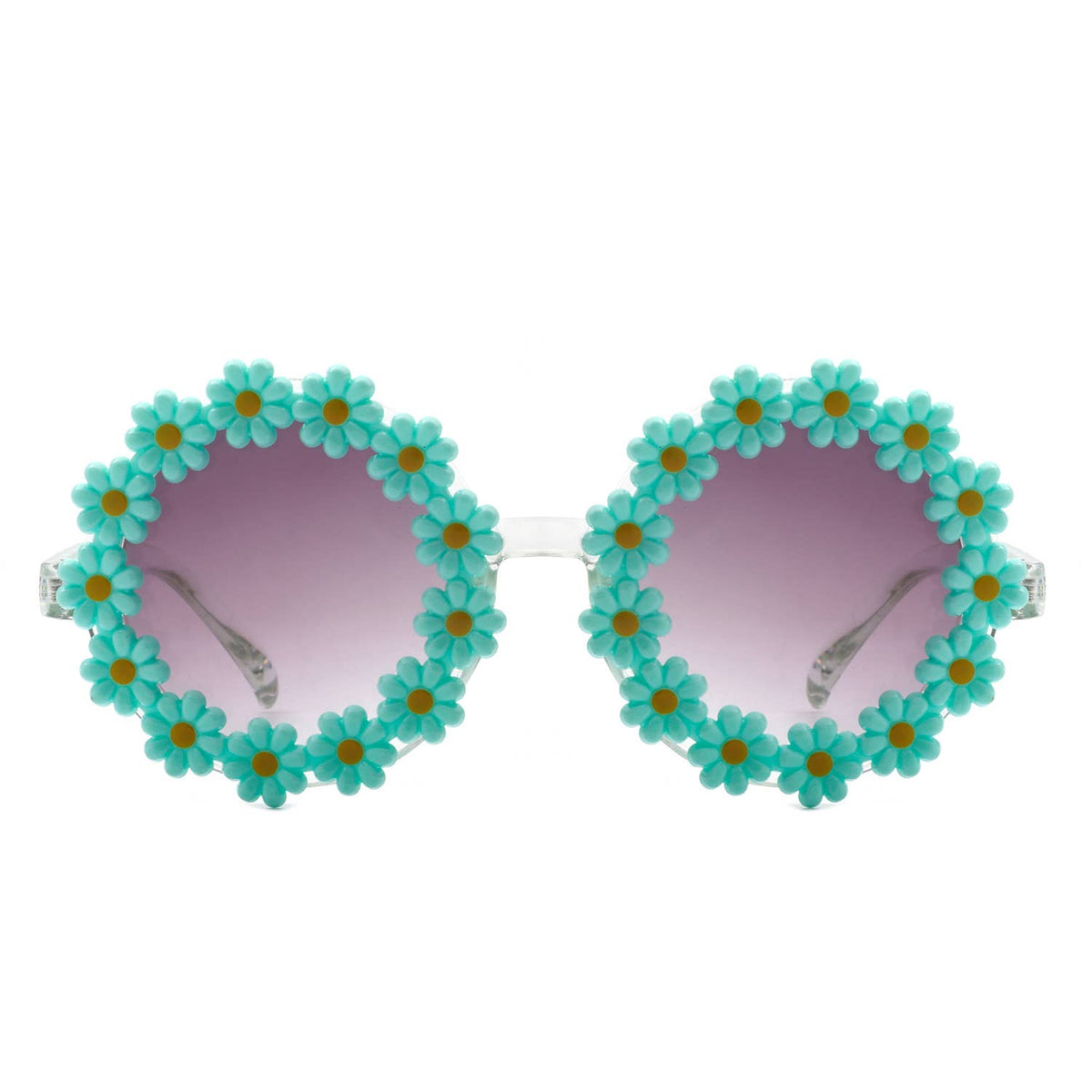 Kids Round Flower Sunglasses