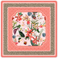Peach Spotted Cheetah in Bloom 33" Mahjong Mat