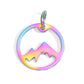 Stainless Steel Mountain Charm