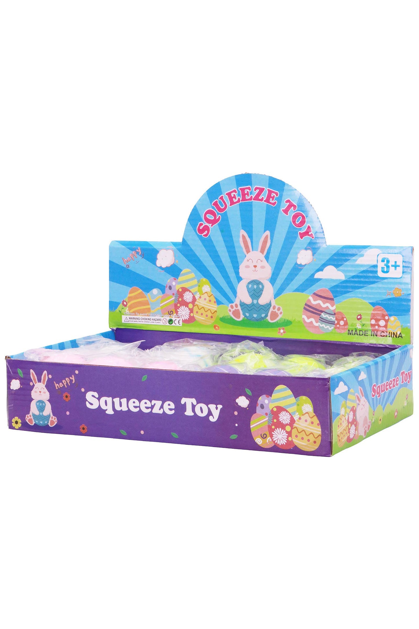Easter Eggs Slime Filled Squishy - 12 Pcs
