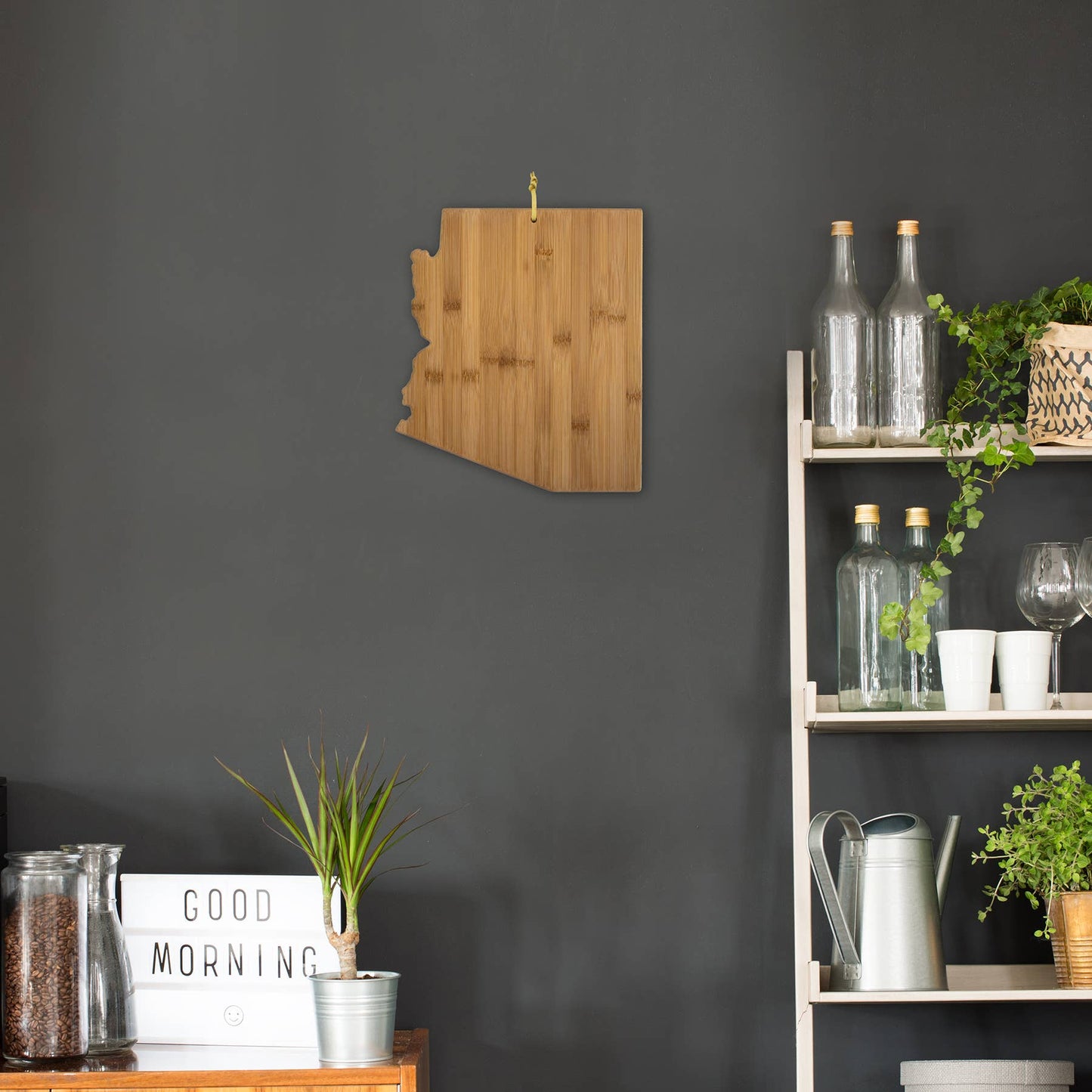 Arizona State-Shaped Bamboo Serving & Cutting Board